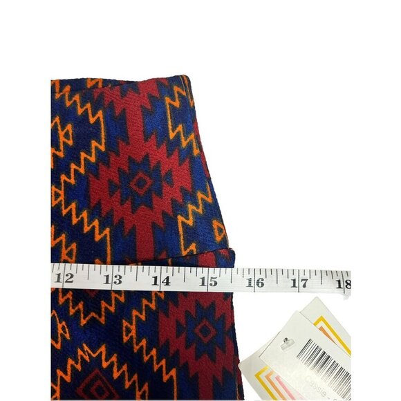 LulaRoe Cassie Women's A Line Navy Blue Skirt - Picture 4 of 7